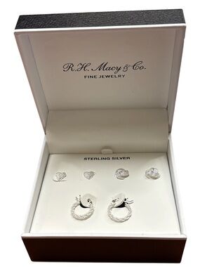 R.H. Macy & Co. 925 Sterling Silver Earring Set